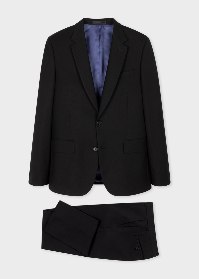 Tailored-Fit Wool Suit 1