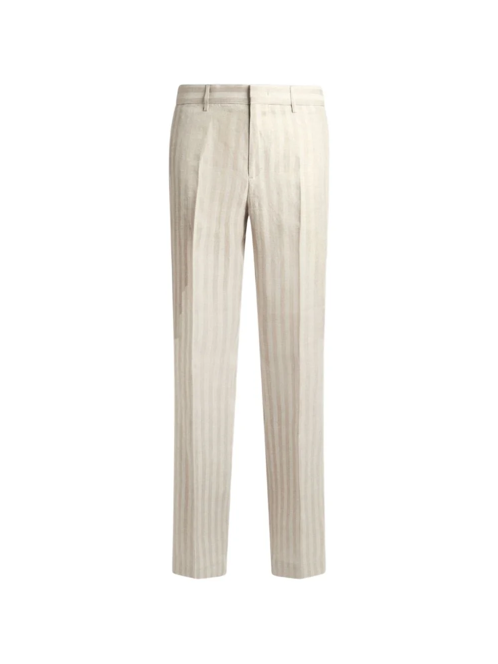 striped regular-fit trousers - 1