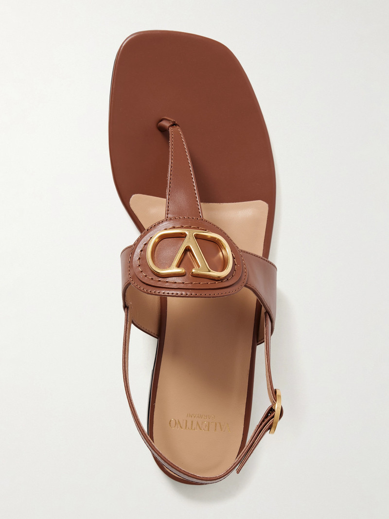 Vlogo Embellished Leather Sandals 5