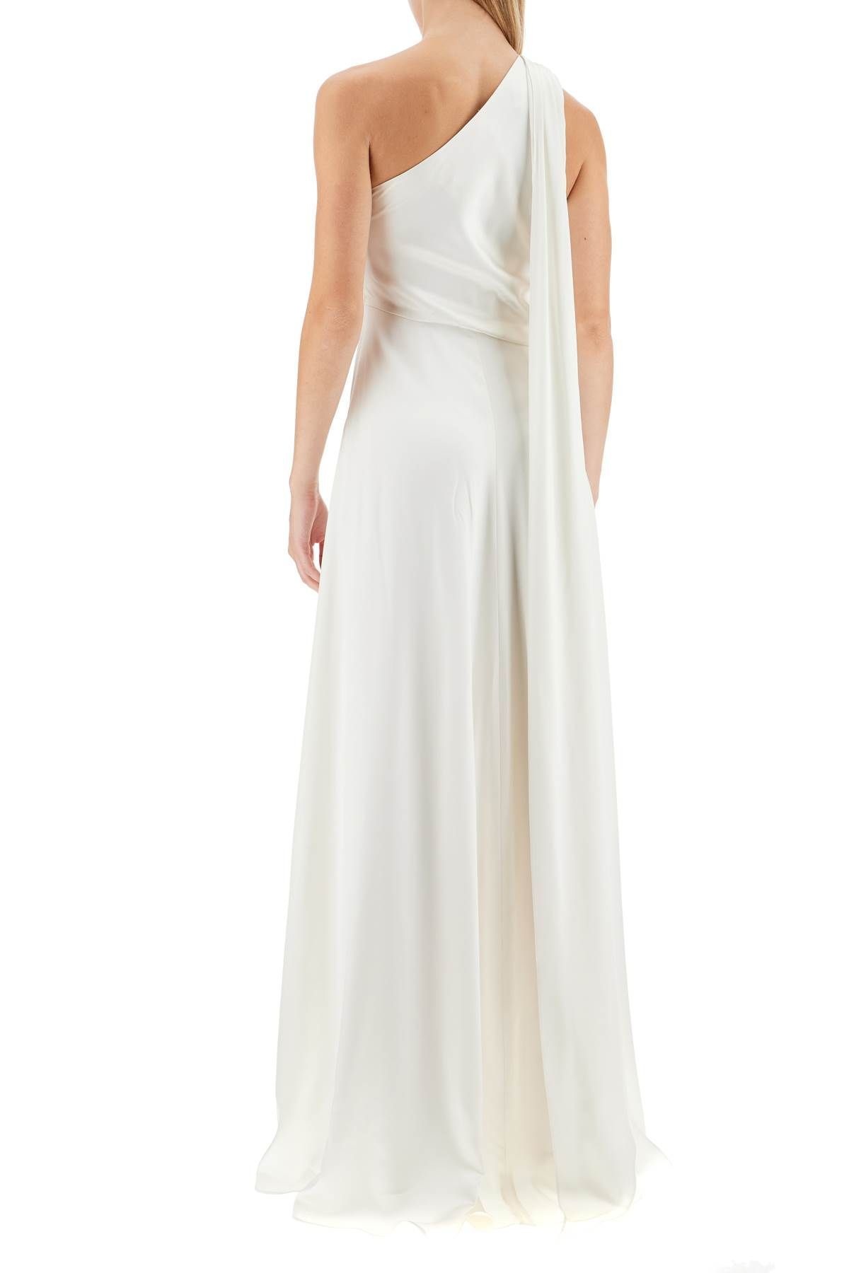 Max Mara MAXI ONE-SHOULDER SILK SATIN DRESS | residenza725