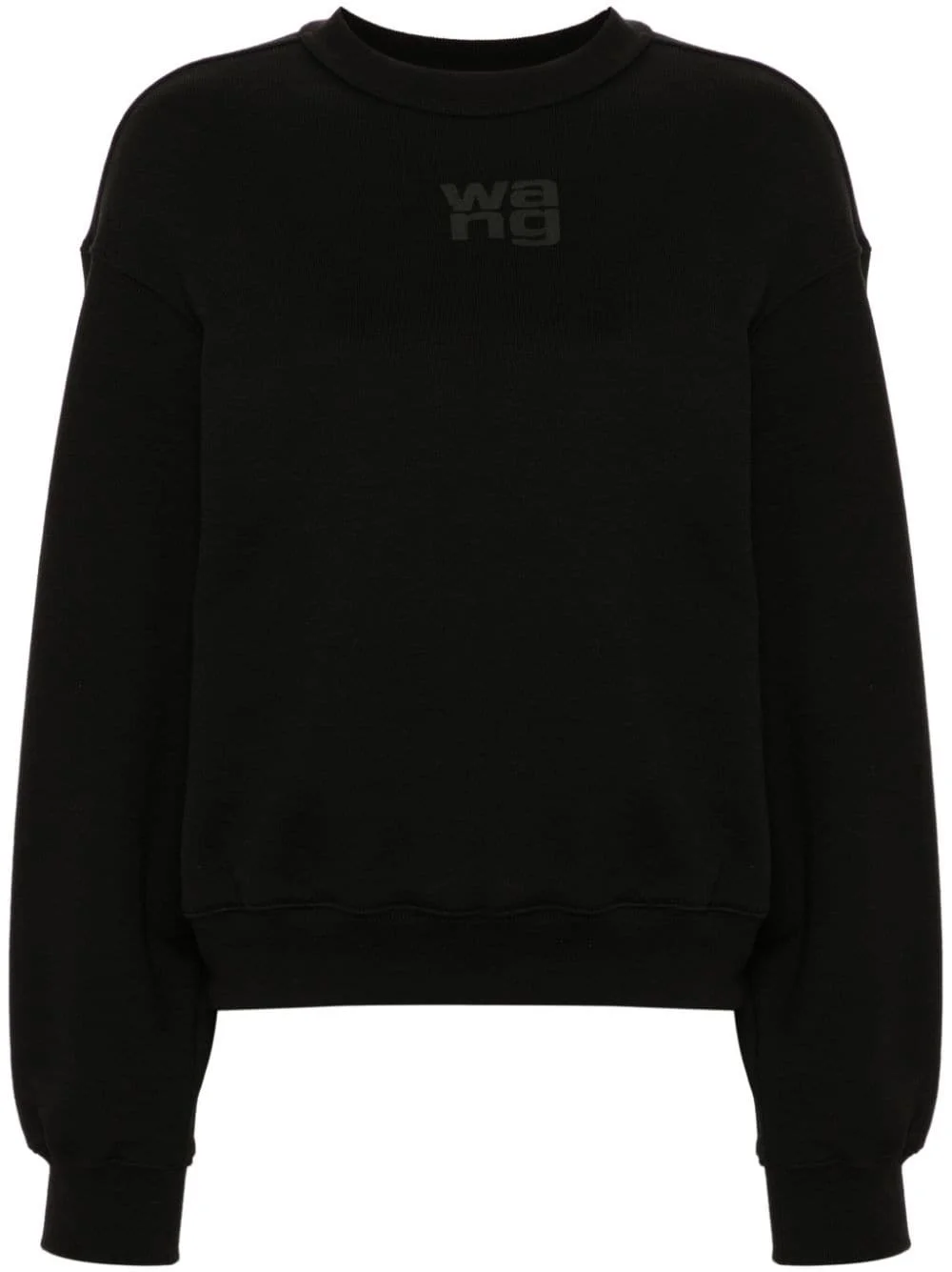 logo-embossed cotton sweatshirt - 1