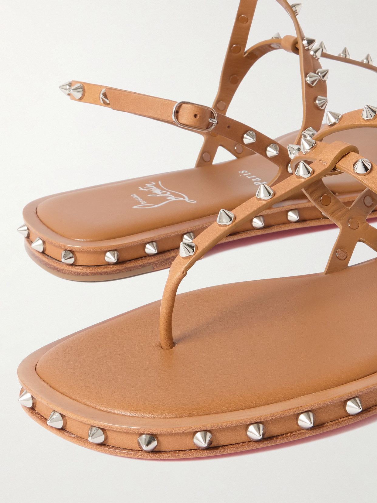 Bombina Studded Leather Sandals - 4