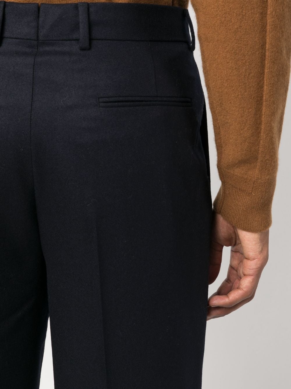 pleat-detail tailored trousers - 8