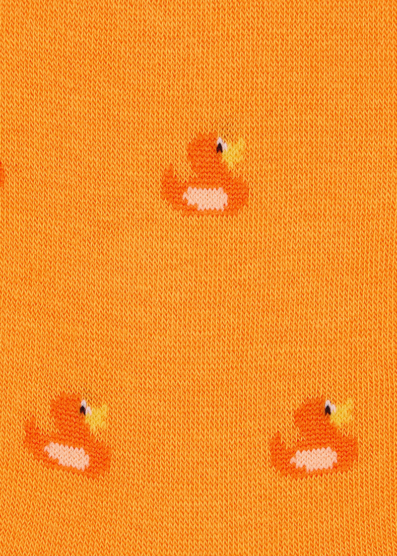Women's Orange 'Duck' Socks 3