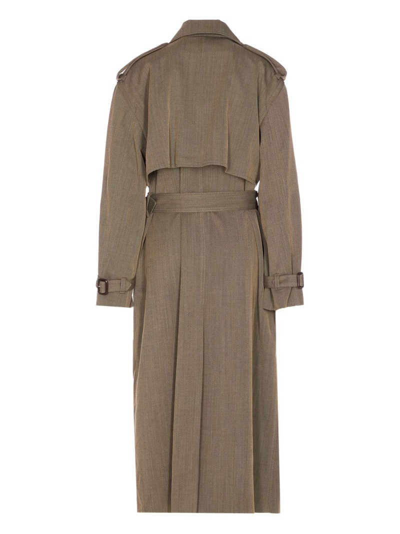 FILIPPA K double-breasted belted trench coat outlook