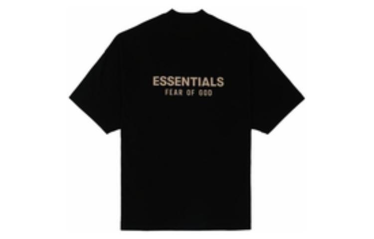 Fear of God Essentials FW23 V-Neck T-shirt 'Jet Black' 125BT234110F - 2