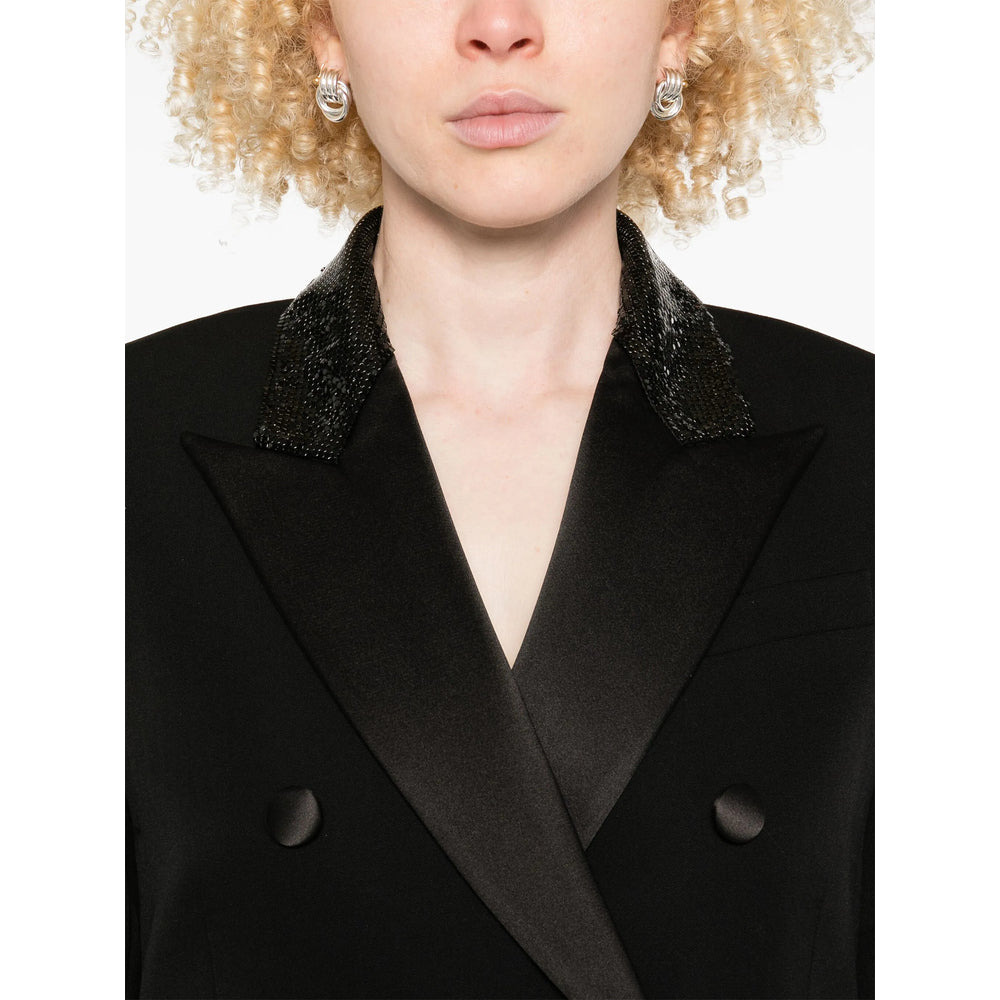 Versace Black Jackets - Blazers Women - 5
