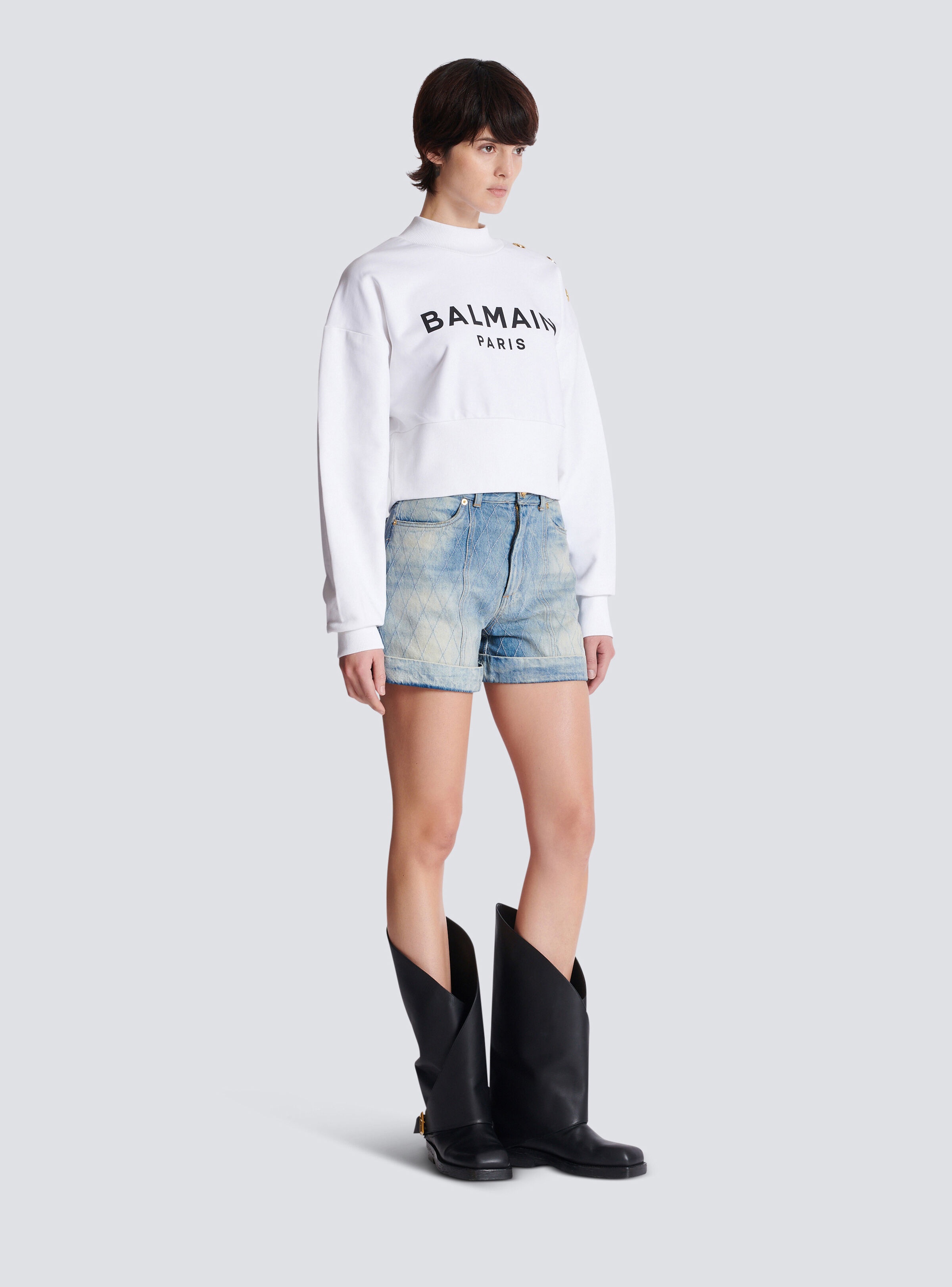 Printed Balmain Paris sweatshirt - 3