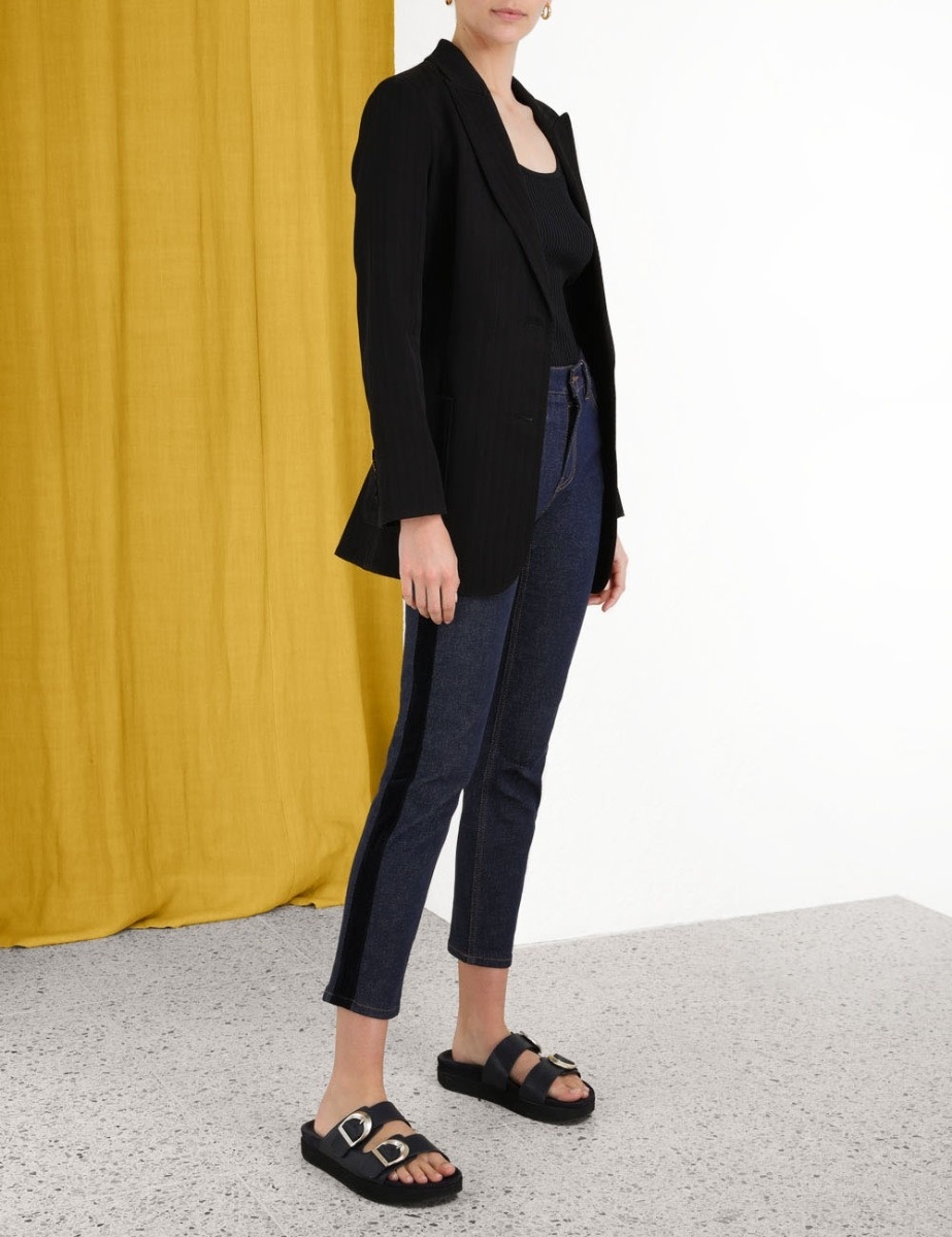 KALEIDOSCOPE BELTED JACKET - 7