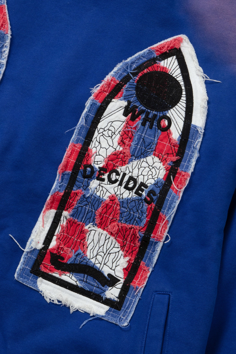 WHO DECIDES WAR GLORY FABRICATED HOODED PULLOVER outlook