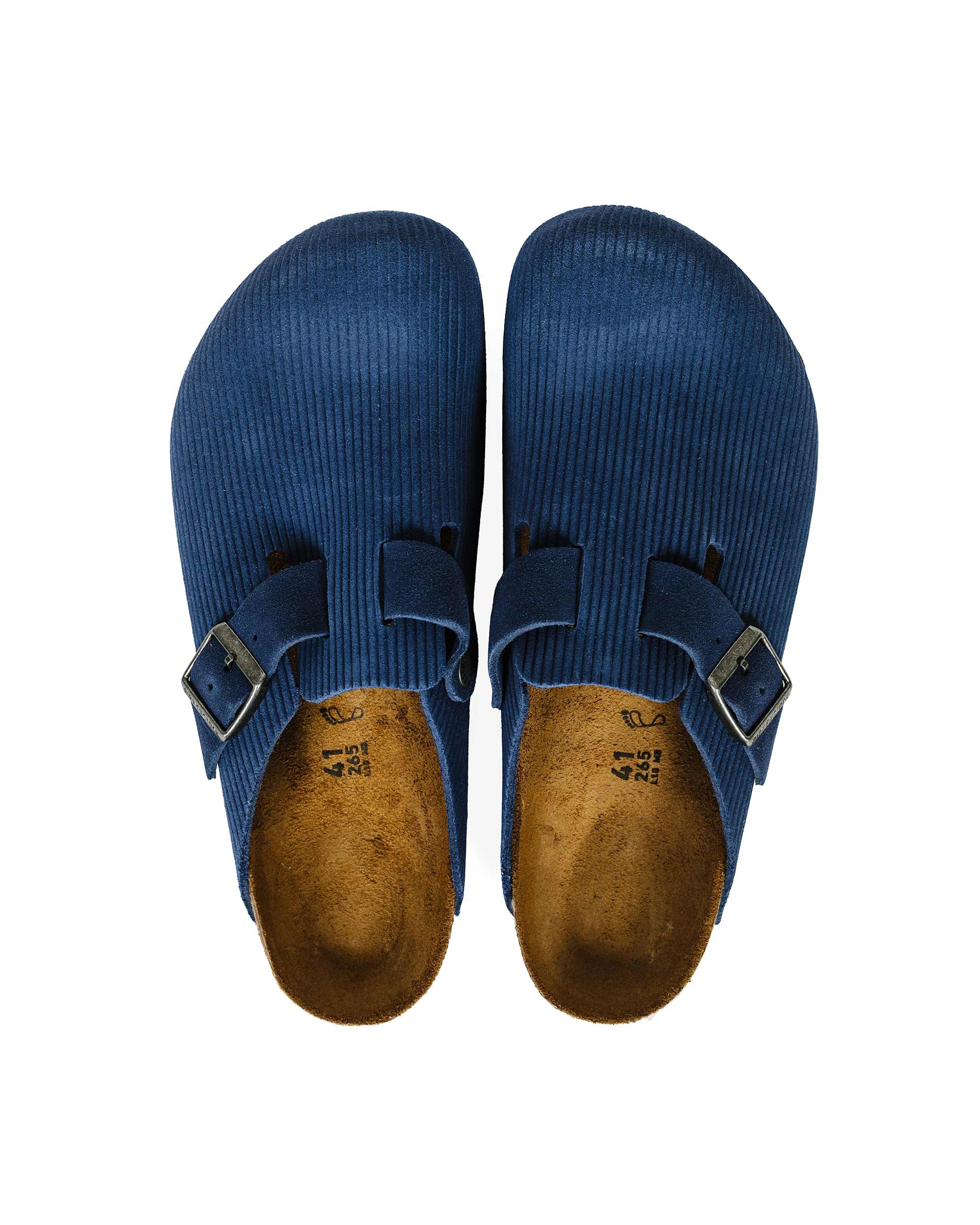 Boston Indigo Blue Suede Corduroy - 5