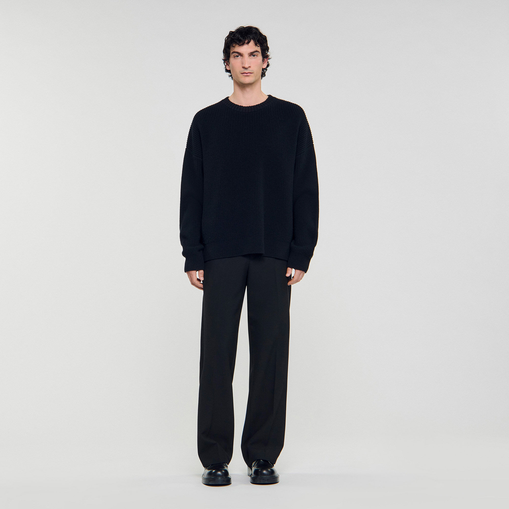 RIB KNIT SWEATER - 2