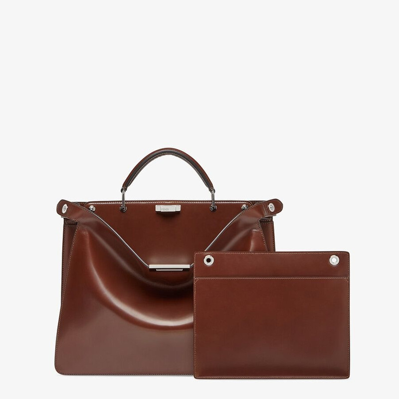 FENDI Brown leather bag outlook