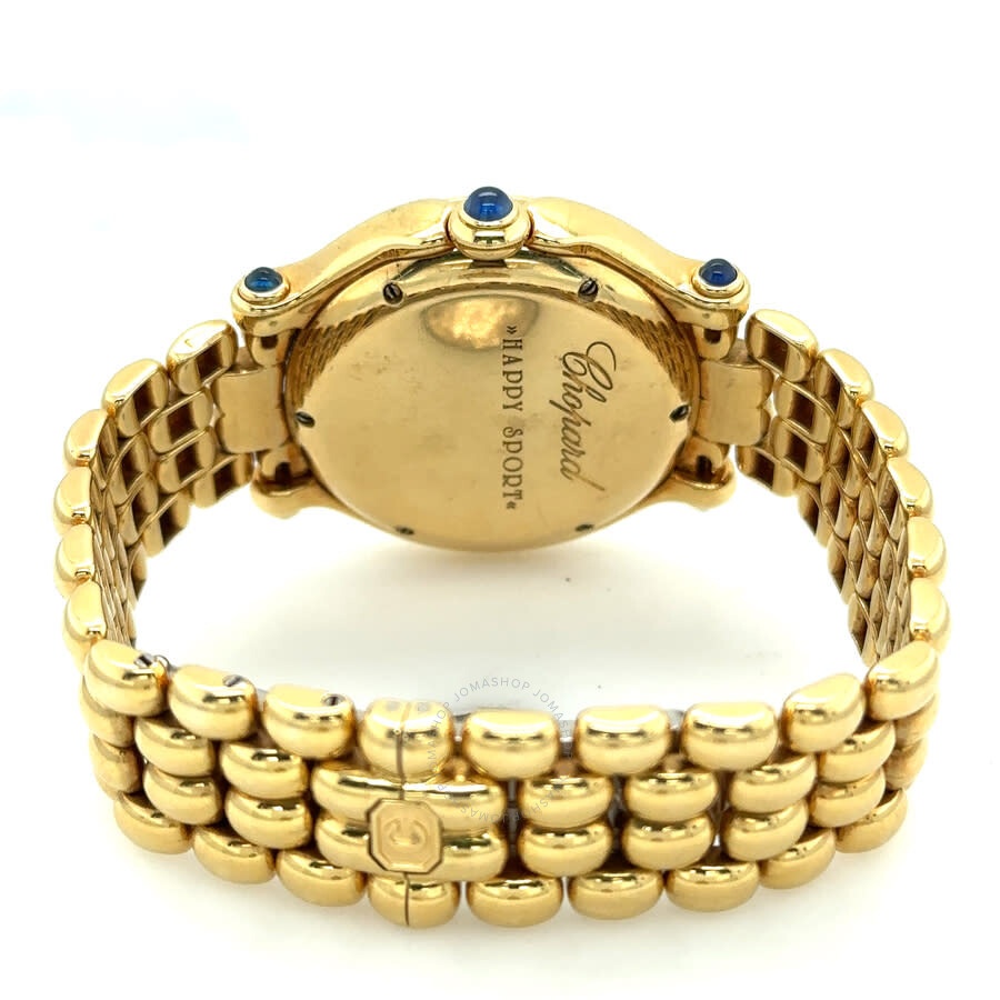Pre-owned Chopard Happy Sport Quartz White Dial Ladies Watch 27/6137-23 - 2