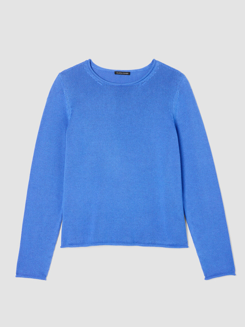 Peruvian Cotton Blend Jewel Neck Top 1