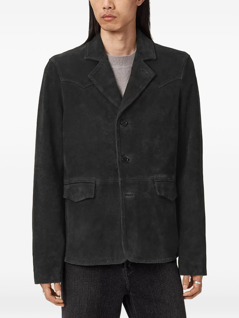ALLSAINTS Hornett buttoned panelled blazer outlook
