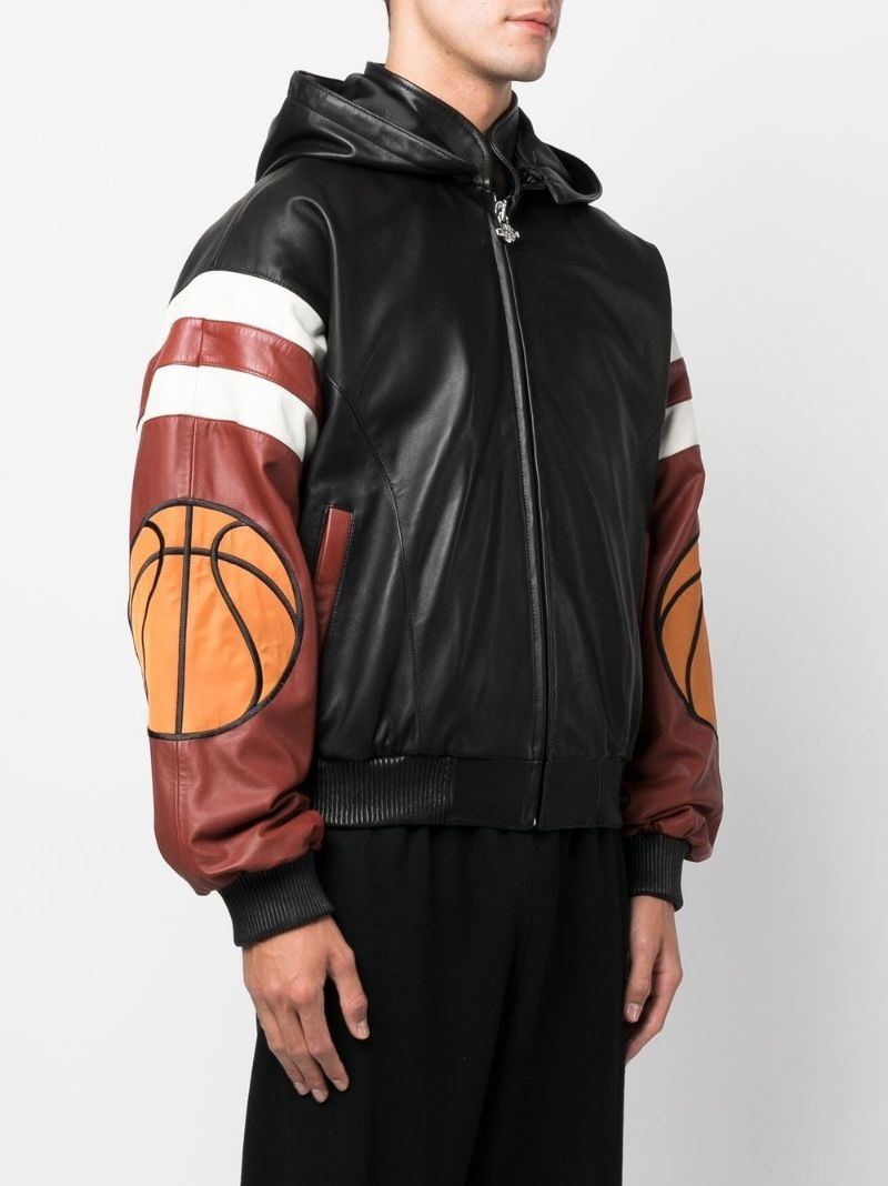 New York basketball leather jacket 3
