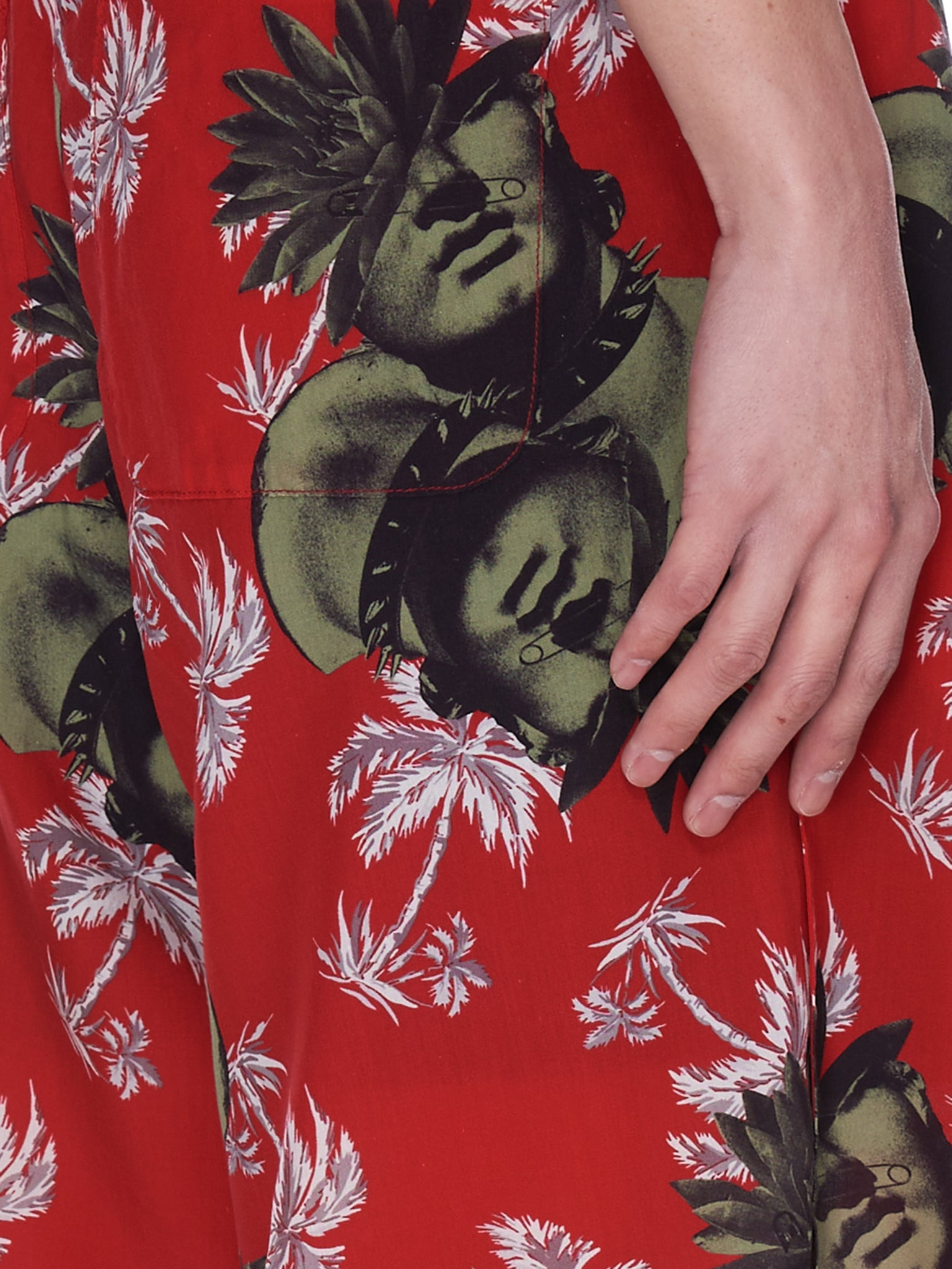 Graphic Print Lounge Shorts - 4
