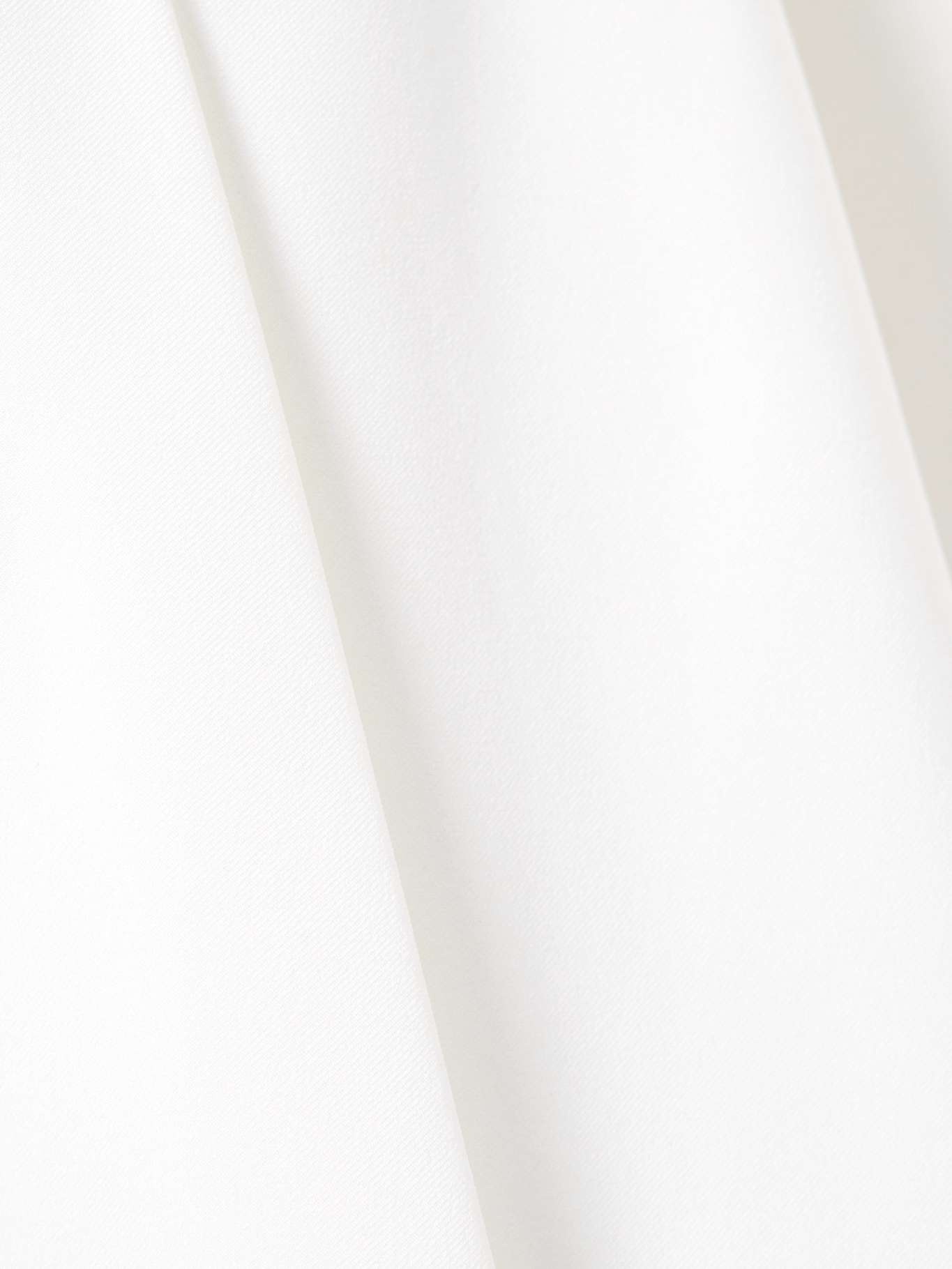 Clarendon striped pleated stretch-twill mini skirt White - 4