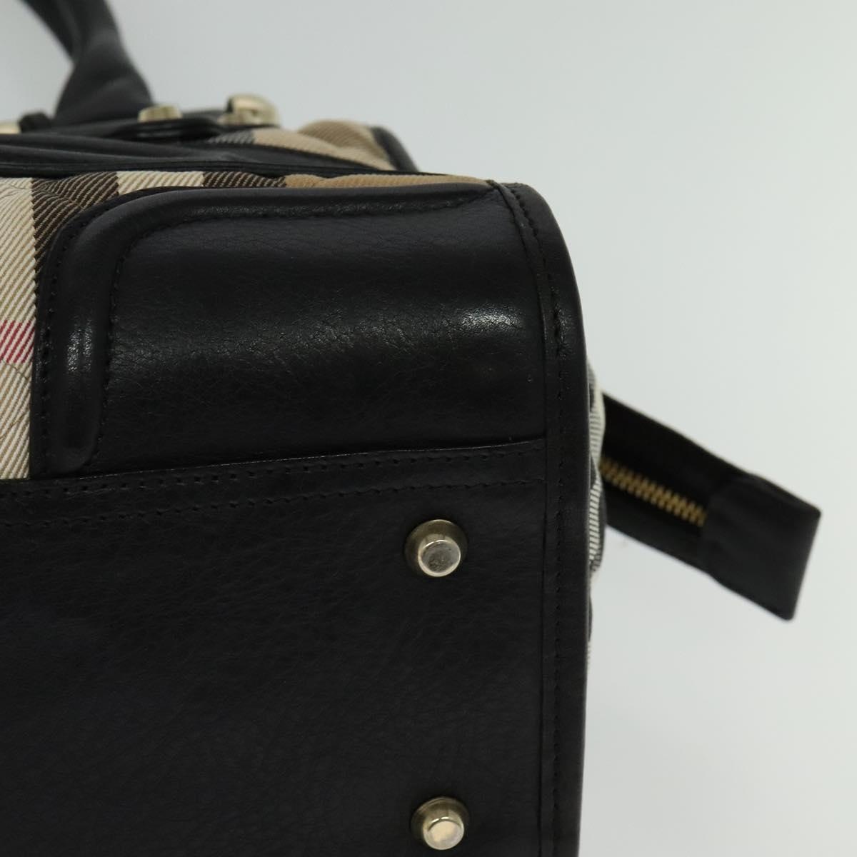 Burberry Nova Check Hand Bag Canvas Beige - 15