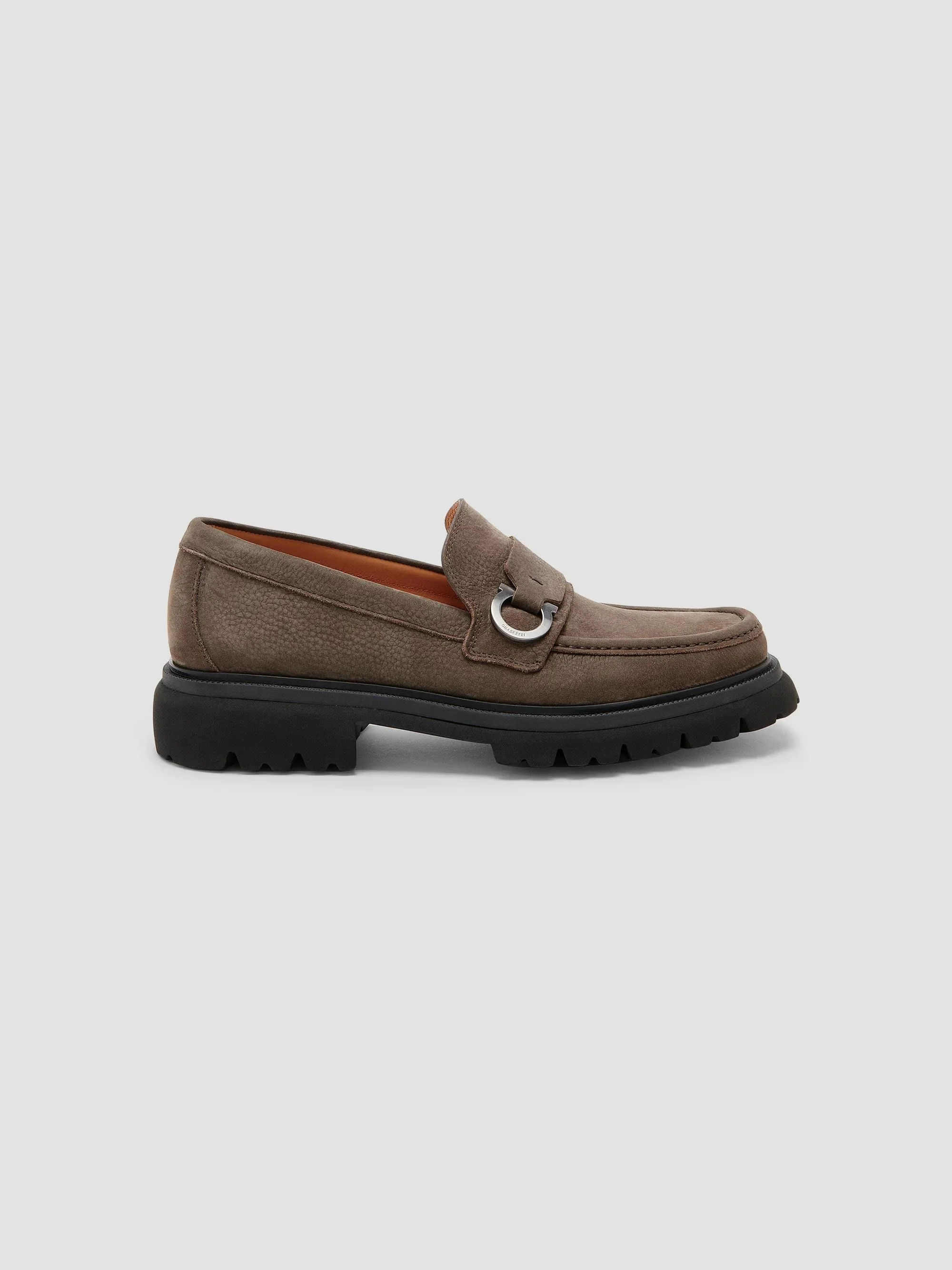 Men's Andover Suede Lug Sole Loafers - Elefante - 1