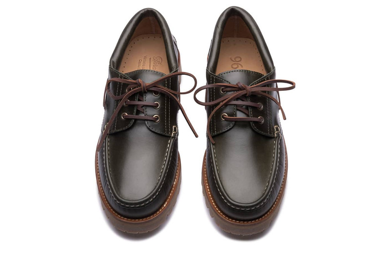 Briac Green Smooth - Rubber Sole 4