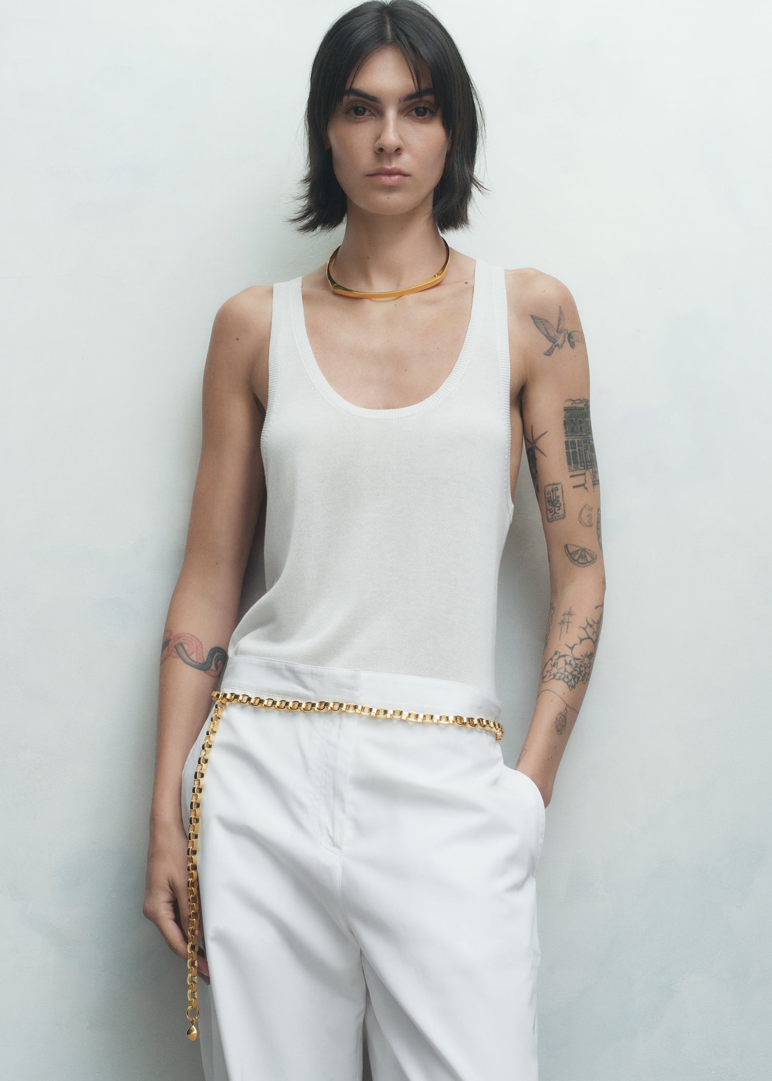 Pebble belt gold - 2