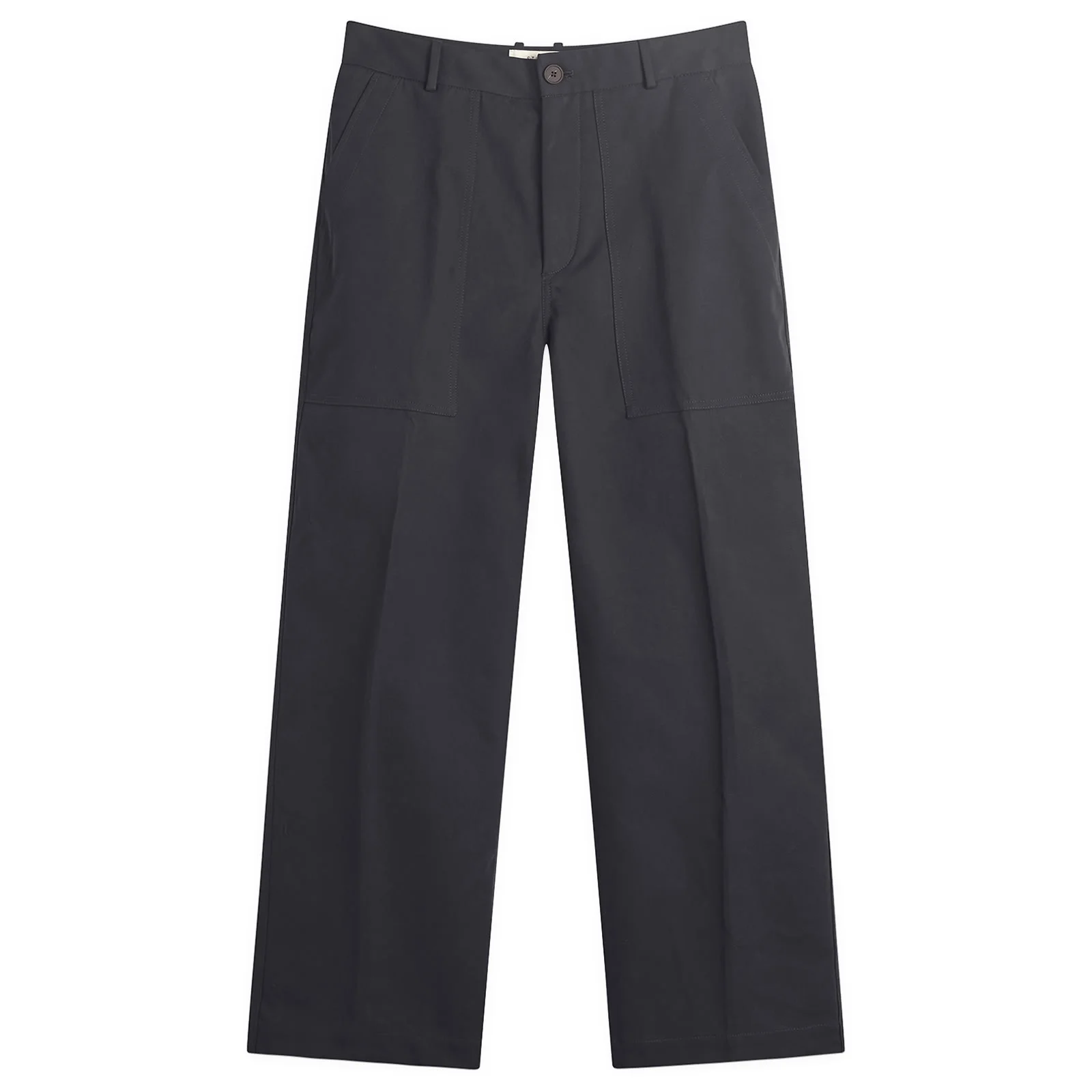 Studio Nicholson Balos Cotton Wide Leg Trouser - 1