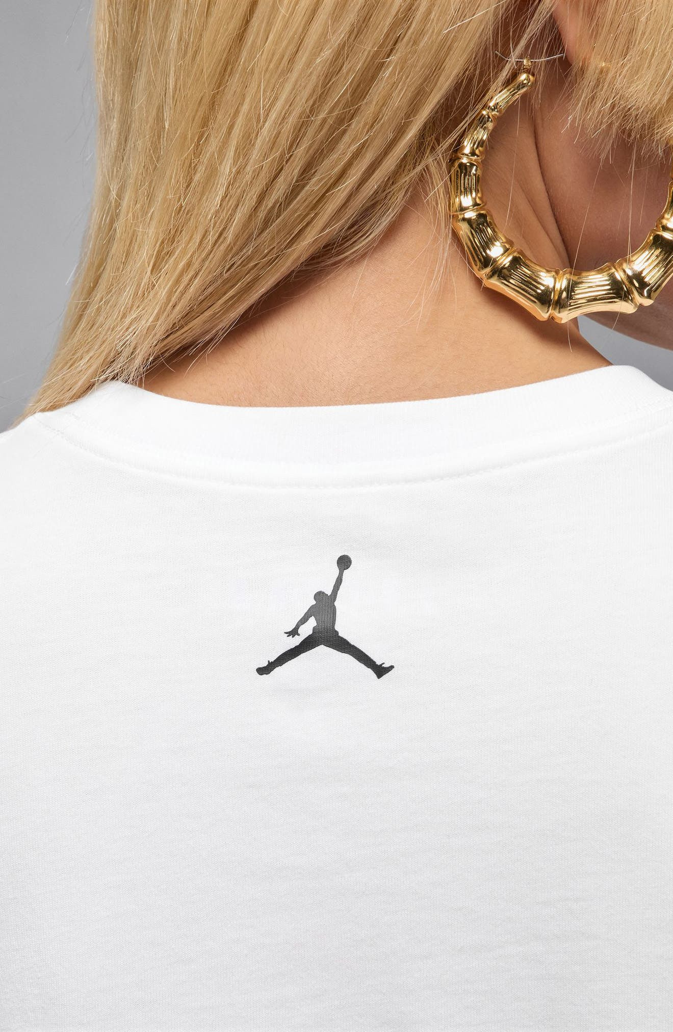 Jordan Brooklyn Puffy Graphic Tee in White/Black at Nordstrom - 6