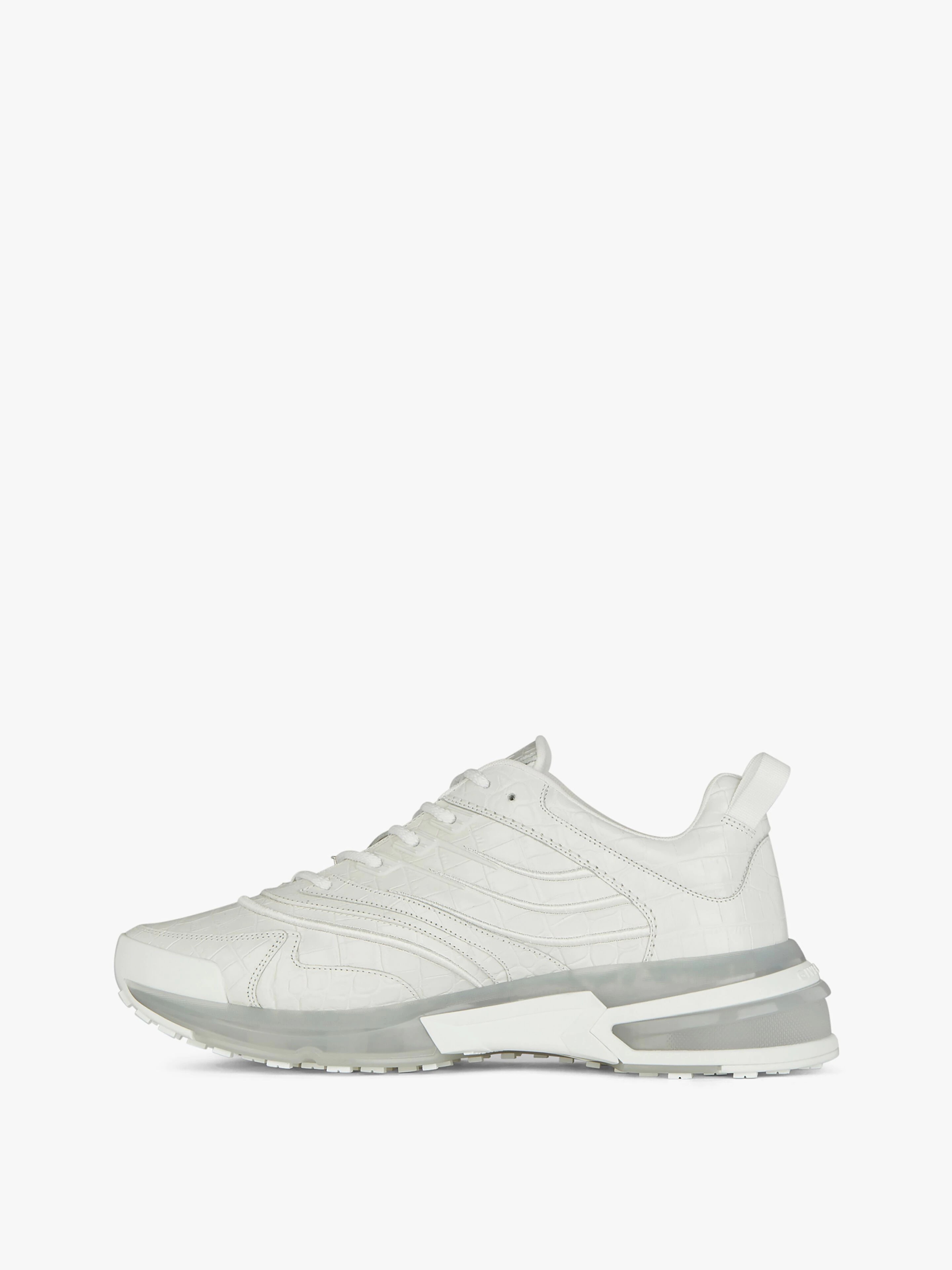 GIV 1 SNEAKERS IN CROCODILE EFFECT LEATHER - 3