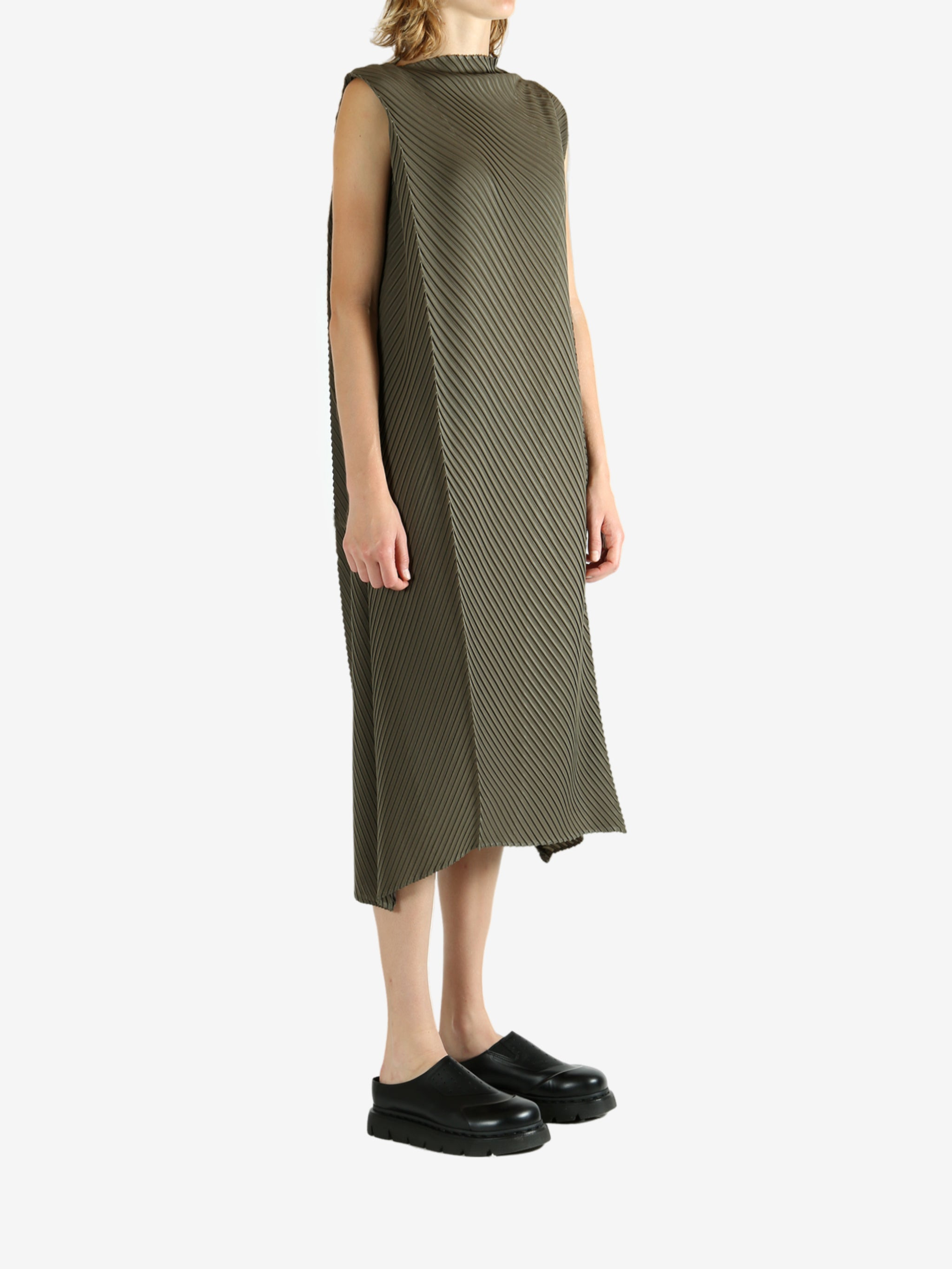 ISSEY MIYAKE - Women Soft Fold Pleats Dress - 2