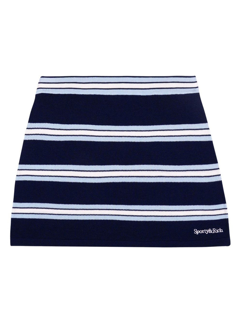 striped mini skirt 1