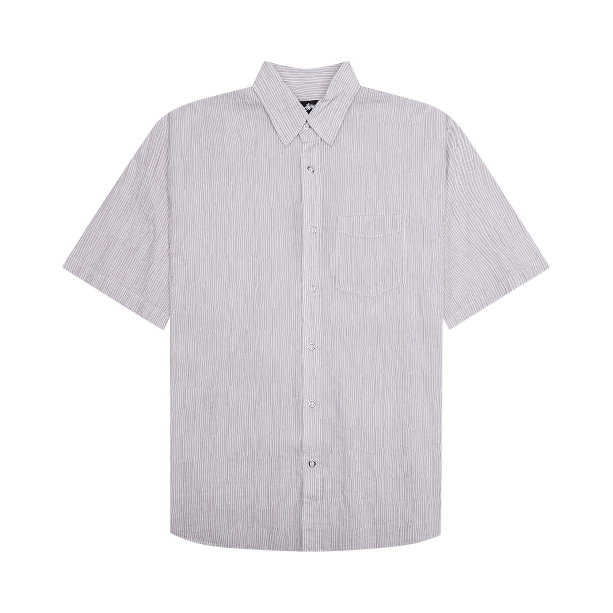 Stussy Wavy Striped Shirt 'Natural' - 1