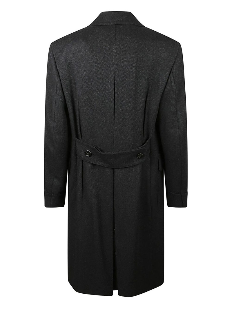 LARDINI double-breasted wool coat outlook