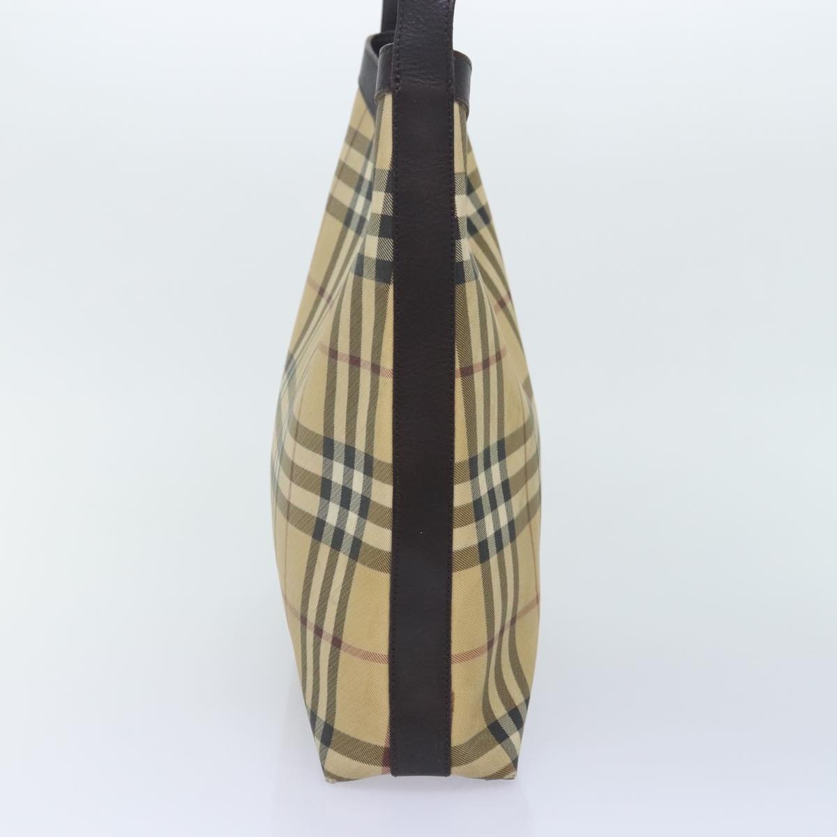 Burberry Nova Check Shoulder Bag Coated Canvas Beige - 3