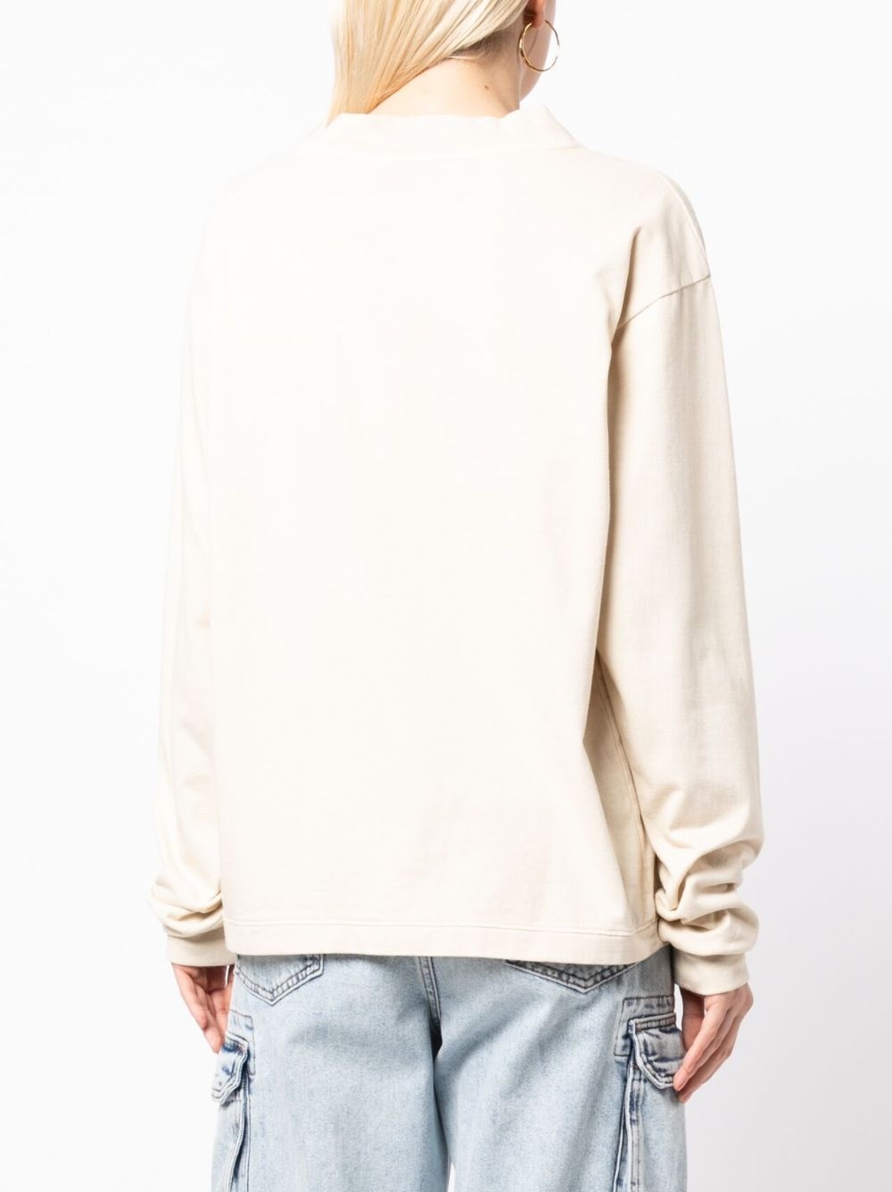 graphic-print cotton sweatshirt - 4