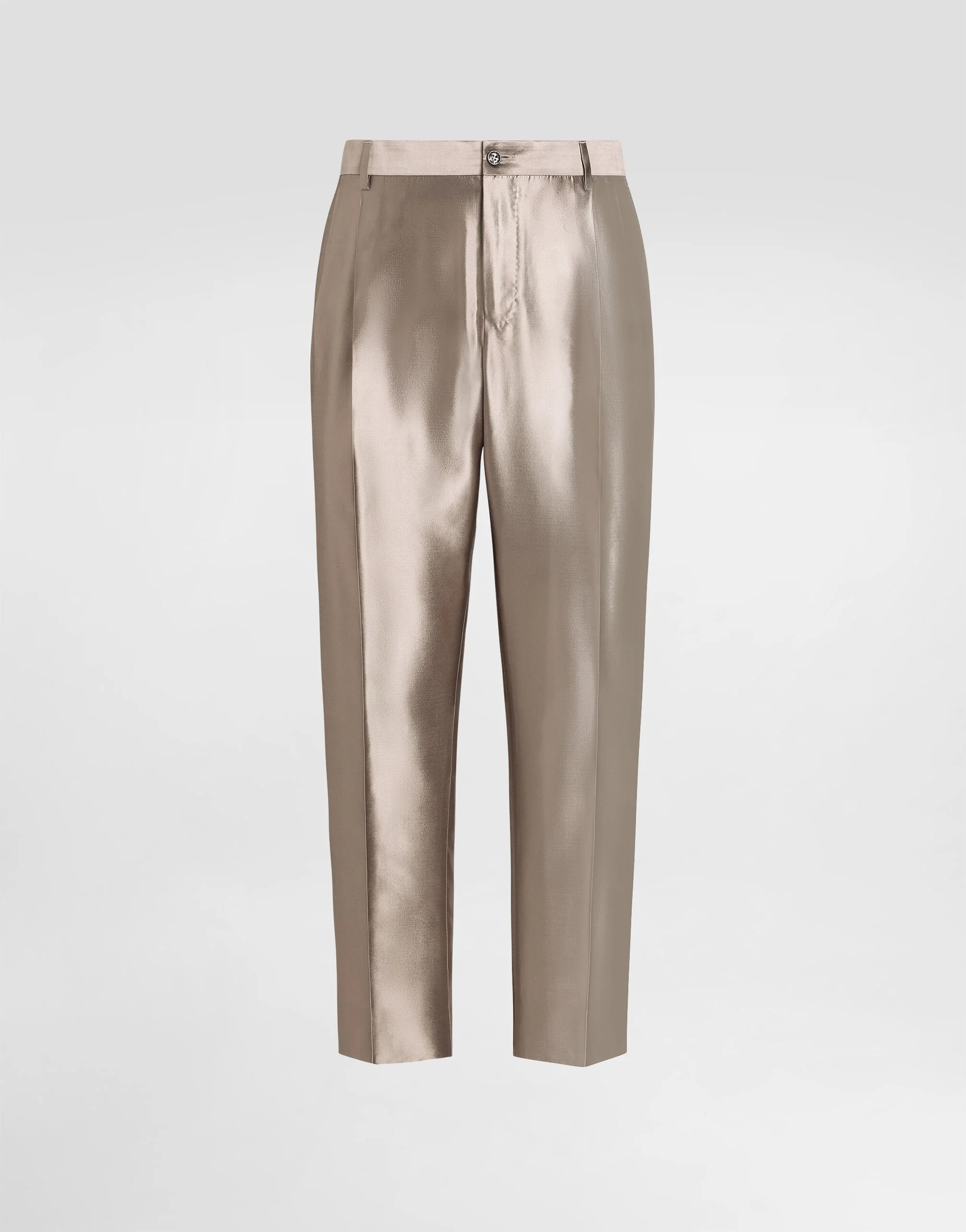 Silk shantung trousers - 1