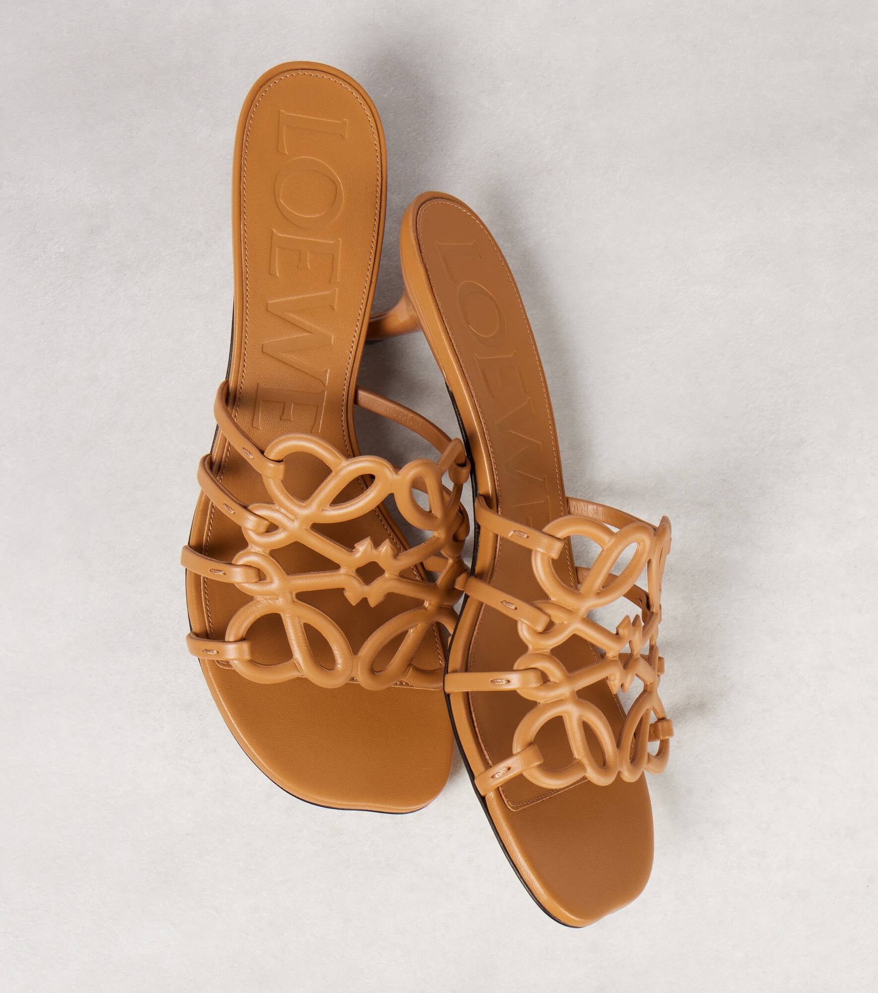 Paula's Ibiza Petal Anagram leather mules - 5