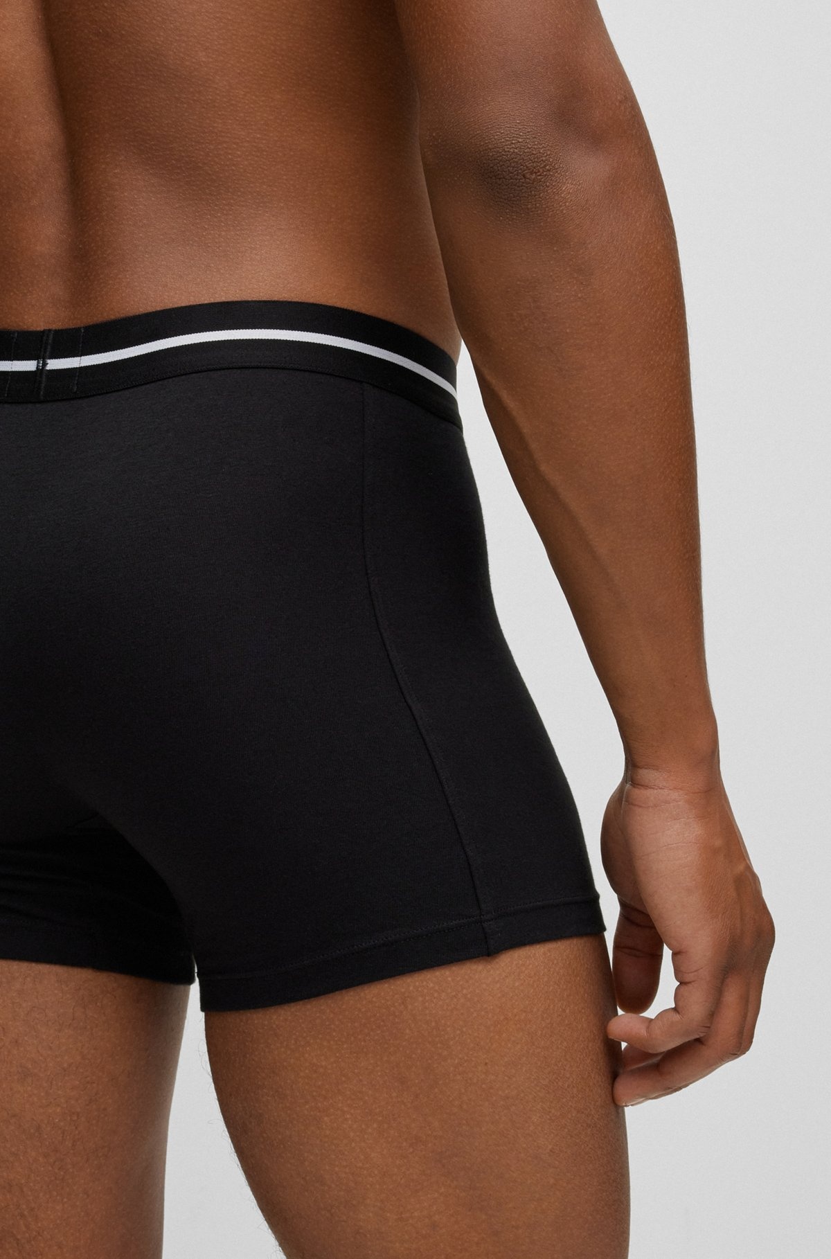 THREE-PACK OF BOXER BRIEFS WITH LOGO WAISTBANDS - 5