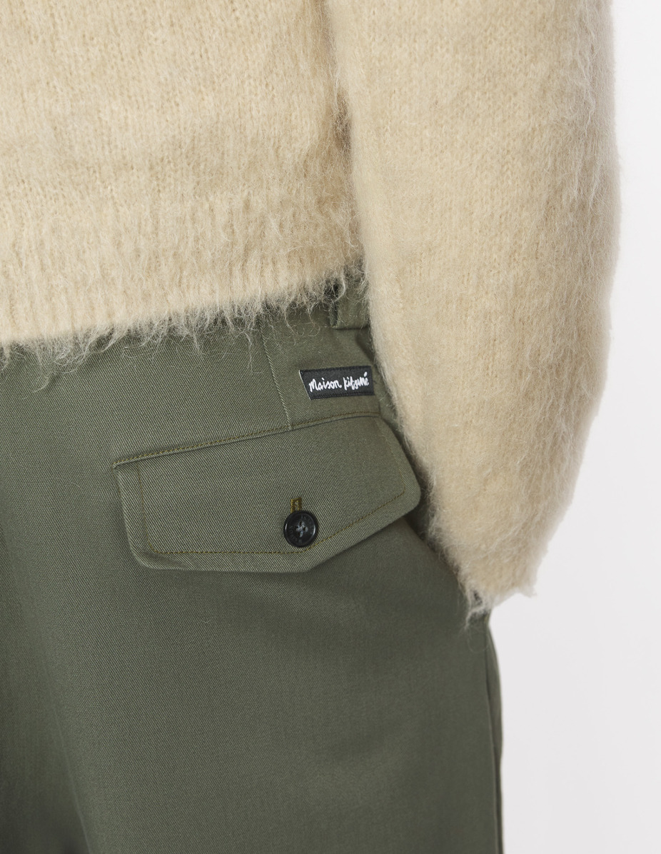 RELAXED PLEATED PANTS - 4