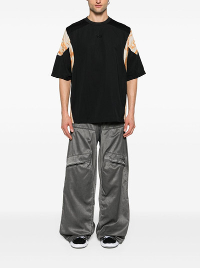 Y-3 Rust Dye panelled T-shirt outlook
