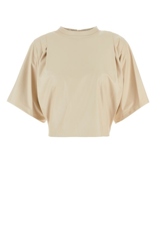 Isabel Marant Etoile Woman Sand Synthetic Leather Top - 1