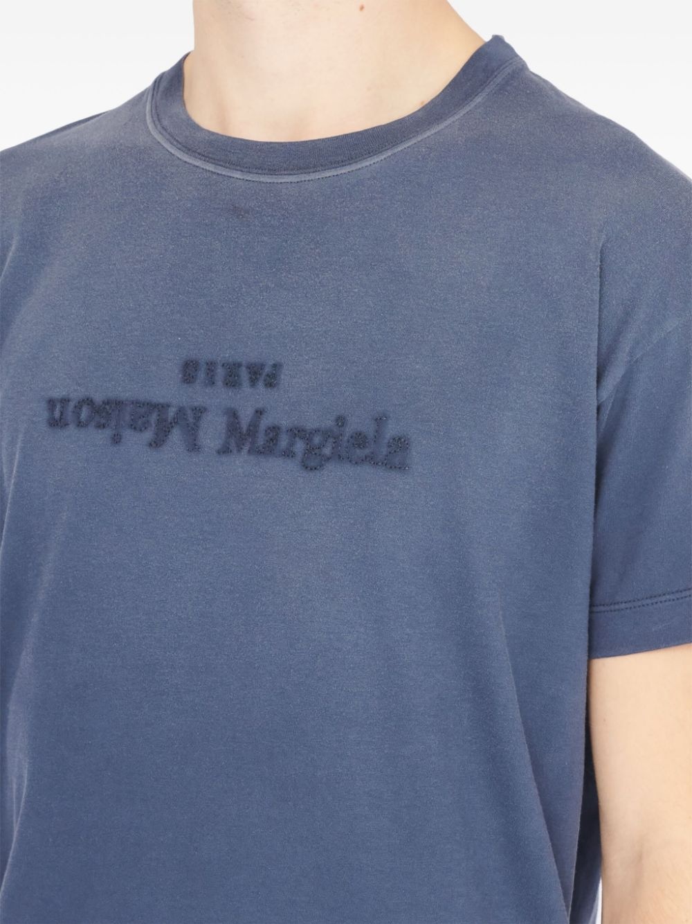 Reverse Logo cotton T-shirt - 7