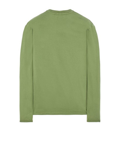 Stone Island 21013 COTTON JERSEY_GARMENT DYED OLIVE GREEN outlook