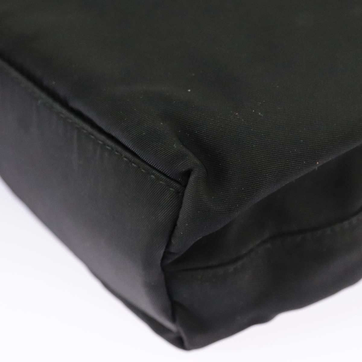 DIOR Hand Bag Nylon Black Silver - 13