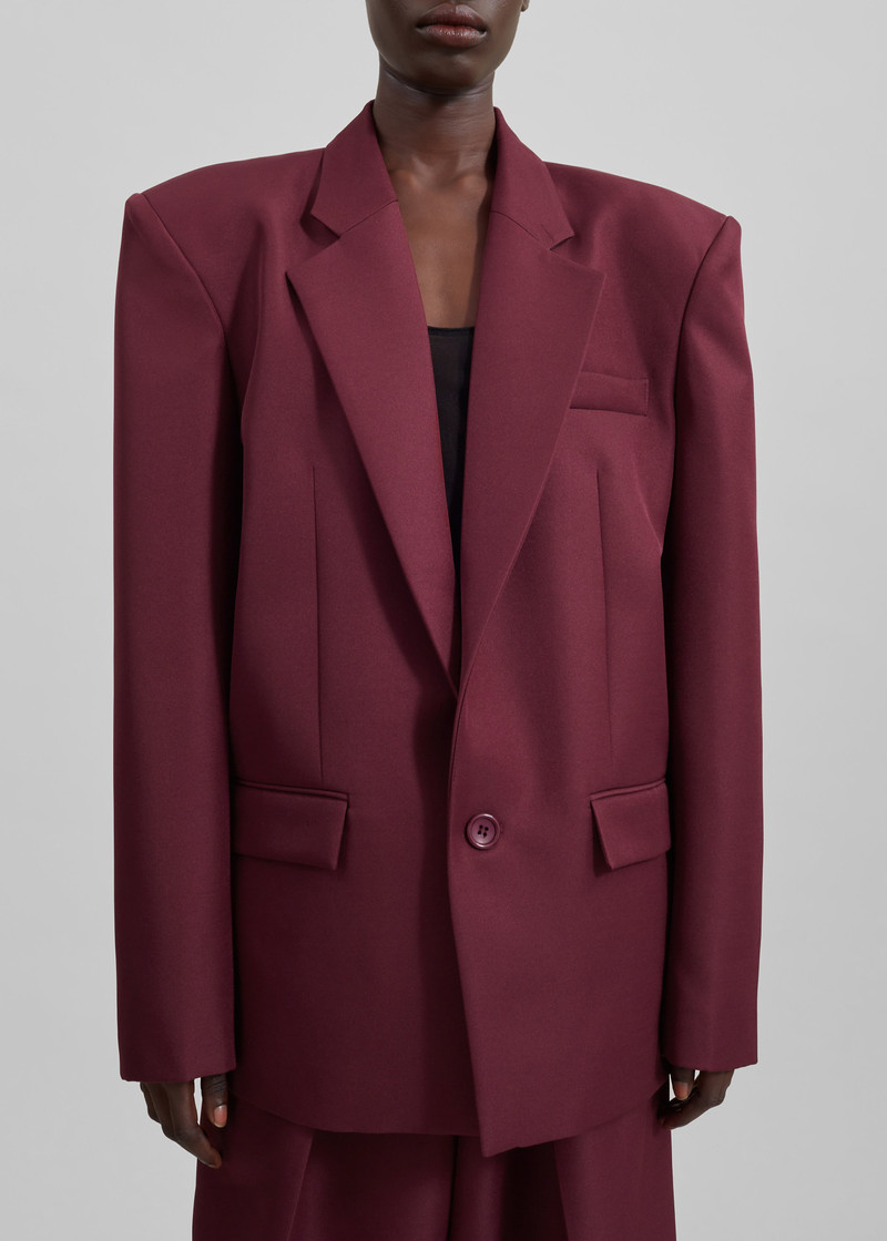 Jun Blazer - Burgundy 7