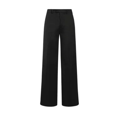 Ann Demeulemeester Kwinten Jersey Minimal Trousers Black - 1