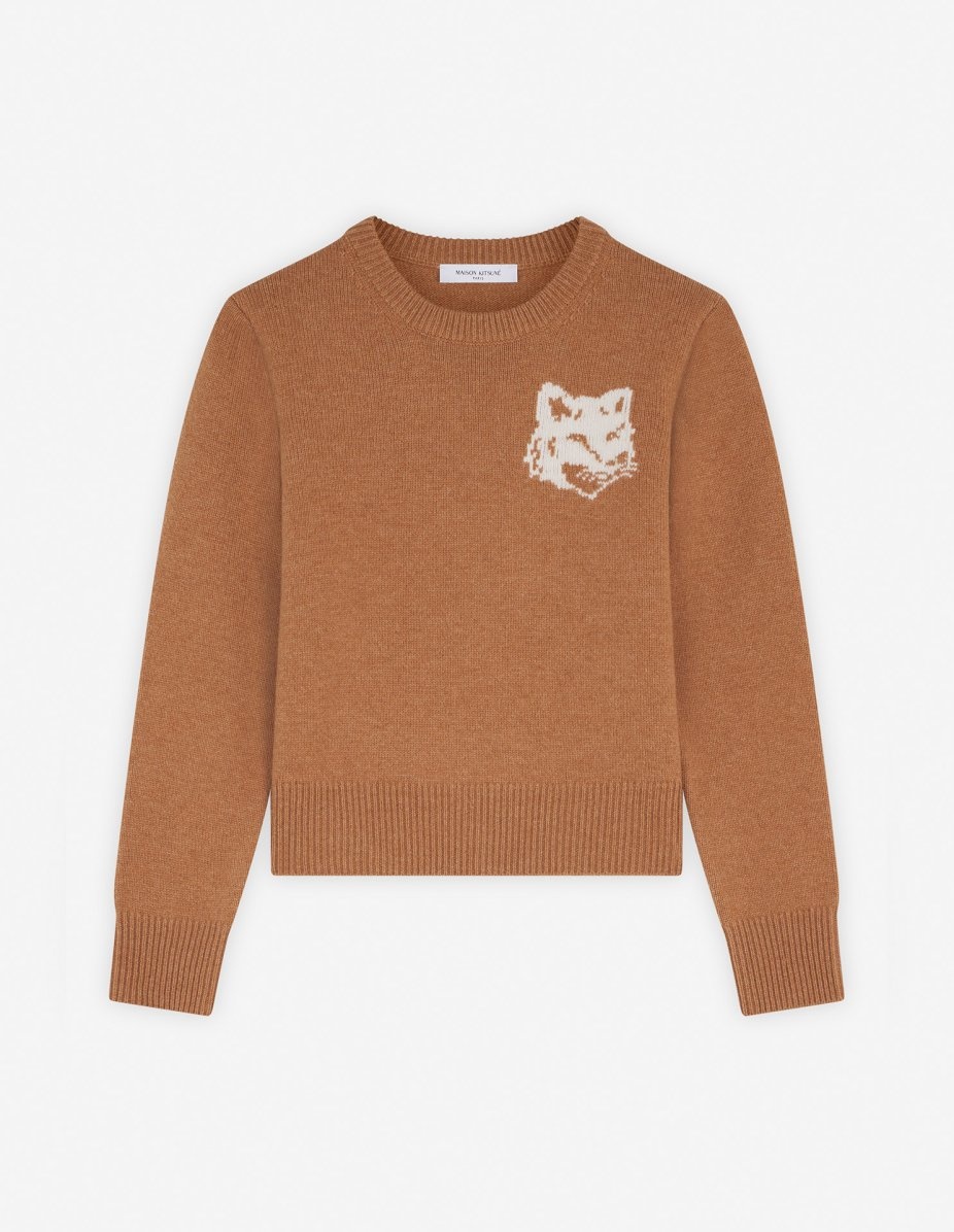 FOX HEAD INTARSIA REGULAR JUMPER - 1