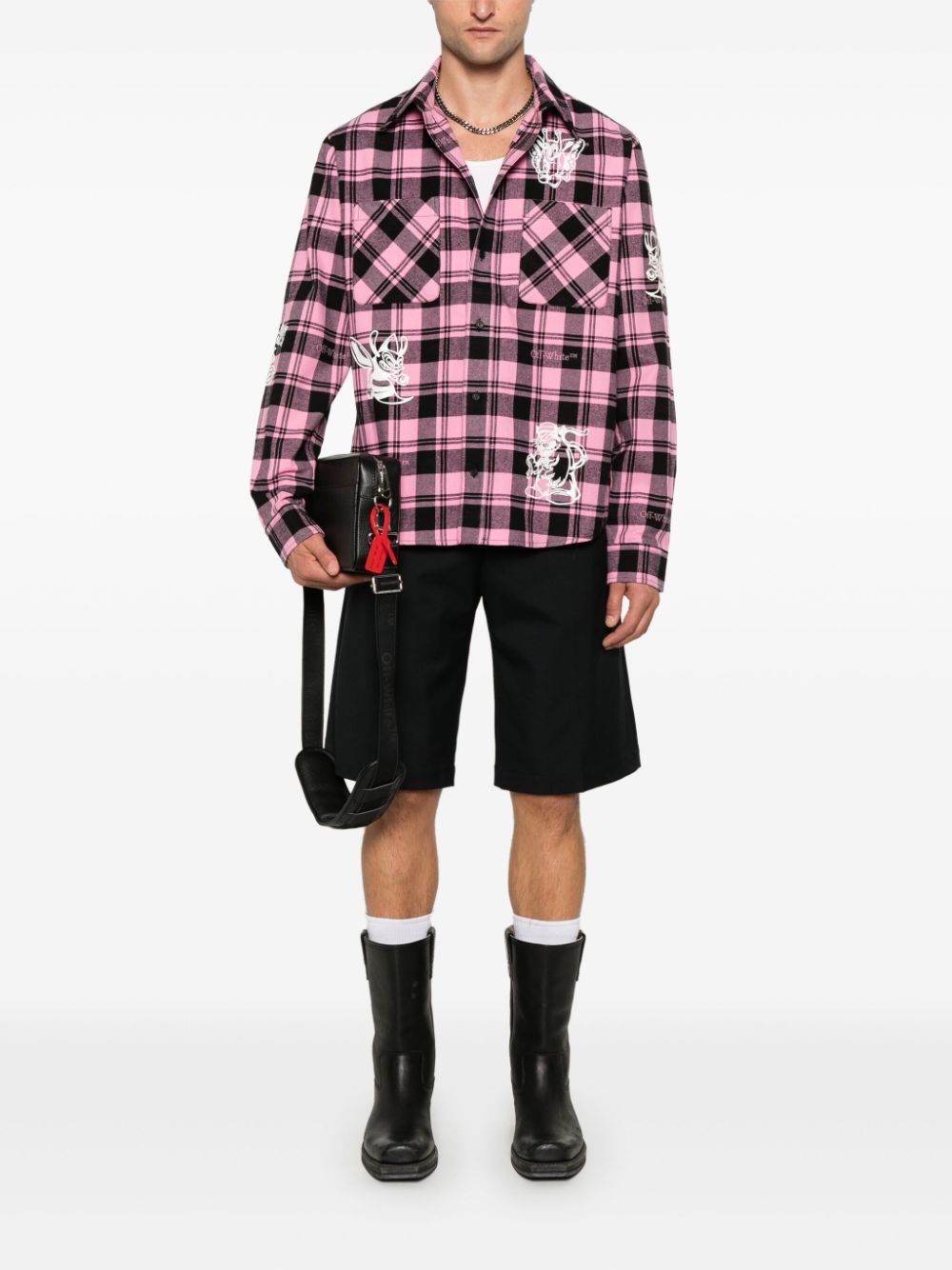 Character Check flannel shirt - 2