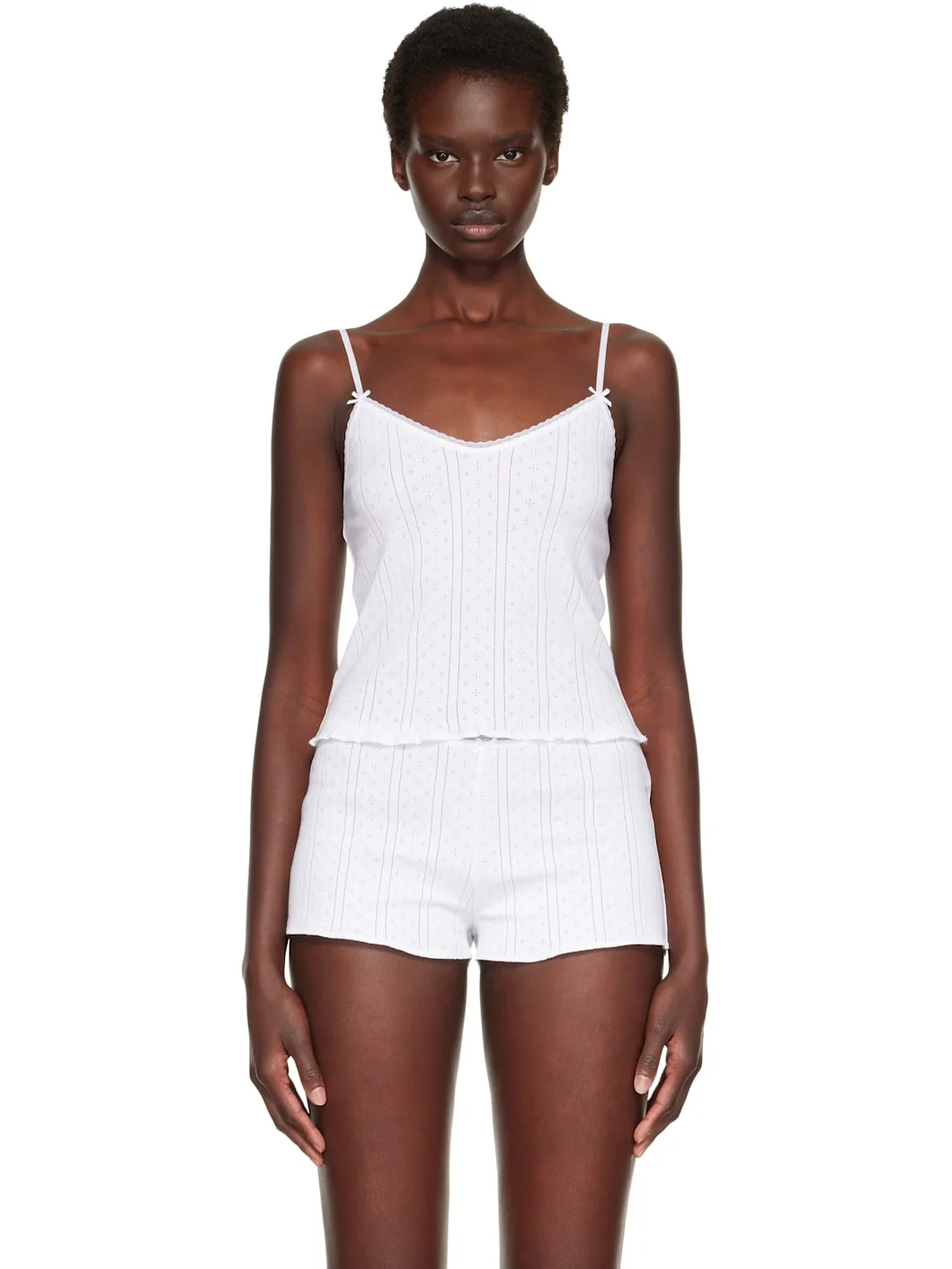 White 'The Long Cami' Camisole - 1